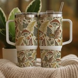 Whimsical Mushroom Forest Digital Pattern Size Bundle Png thumbnail 9