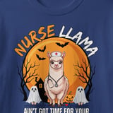 Halloween Nurse Llama Tee thumbnail 6