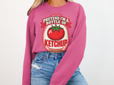 Pretend I'm A Bottle Of Ketchup Tee thumbnail 12