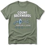Count Backwards Anesthesia Tee thumbnail 2