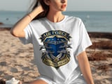 US Air Force Emblem T-Shirt, Patriotic Military Aircraft Tee, Air Force Veteran Gift, American Air Power Apparel thumbnail 4