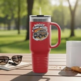 Waggy Gone Wild Tumbler, Grand Wagoneer Tumbler, Classic Car Gift, Cars at Petralla Shop thumbnail 1