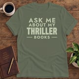 Ask Me About My Thriller Books Softstyle Tee thumbnail 9