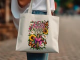 Faith Over Fear Floral Tote Bag thumbnail 11