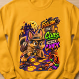 Detective Chase the Dog Halloween Sweatshirt thumbnail 3