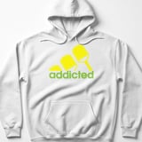 Pickleball Gildan Fleece Hoodie, addicted, Court Pullover thumbnail 7