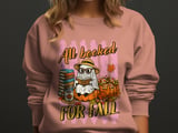 All Booked For Fall Sweatshirt, Cozy Ghost Reading Book Hoodie, Autumn Pumpkin Spice Latte Lover T-Shirt, Librarian Teacher Gift thumbnail 5