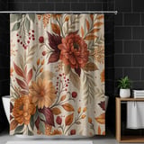 Fall Floral Tumbler Design, Digital Download, Autumn Flowers PNG, Watercolor Flower Backgrounds, Scrapbooking Paper, Junk Journal Pages thumbnail 10