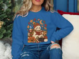 Cozy Autumn Ghost Reading Tee or Sweatshirt thumbnail 16