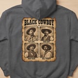 Black Cowboy Hoodie thumbnail 4