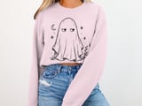 Resting Ghost Face Tee or Sweatshirt thumbnail 13
