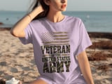 US Army Veteran Flag Tee thumbnail 2