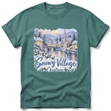 Snowy Village ~ Comfort Colors Premium Tee thumbnail 8