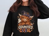 Country Cutie Highland Cow Tee or Sweatshirt thumbnail 20