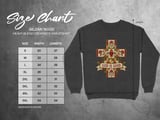 God Is Good Christian Sweatshirt, Quilted Cross Hoodie, Faux Patchwork Floral Faith Tote Bag, Country Folk Art Religious Easter Gift thumbnail 20