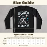 Pickleball Sport-Tek Long Sleeve Tee, Out of This World Dinks, Sun Shield Shirt thumbnail 12