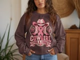 Faux Patchwork Cowgirl For A Cure Tee thumbnail 17