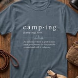 Camping Is Relaxing Definition Tee thumbnail 3
