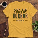 Ask Me About My Horror Books Softstyle Tee thumbnail 4