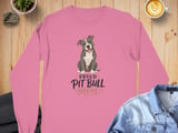 Proud Pit Bull Mom Long Sleeve Tee thumbnail 2