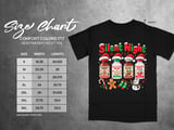 Silent Night Nurse Christmas Tee thumbnail 10