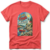 Let's Gogh to Maine ~ Comfort Colors Premium Tee thumbnail 1