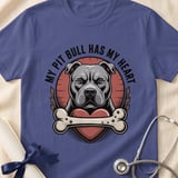 My Pit Bull Has My Heart Tee | Pit Bull Lover Shirt | Pittie Mom Gift | Dog Lover Apparel thumbnail 11