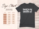 Band Is My Cardio: 18,000 Steps Graphic Tee thumbnail 14