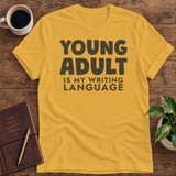 Young Adult Is My Writing Language Softstyle Tee thumbnail 4