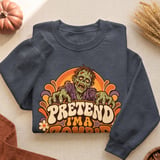 Pretend I'm A Zombie Tee thumbnail 10