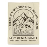 City of Starlight Night Court Blanket thumbnail 5