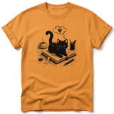 Bookish Black Cat Tee thumbnail 20