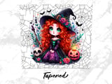Adorable Witch Custom 20oz Tumbler Wrap, Digital Download thumbnail 5