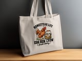 Homestead Life Egg Run Crew Tote Bag thumbnail 2