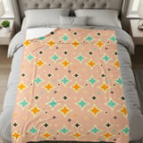 Star Throw Blanket and Pillow: Retro Style, Mid Century Modern  Home Decor thumbnail 11