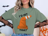 I'd Hit That Traffic Cone Tee thumbnail 2