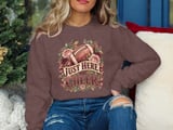 Just Here To Cheer Football Tee or Sweatshirt thumbnail 19