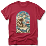Coffee Wave ~ Comfort Colors Premium Tee thumbnail 2