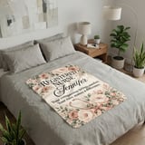 Registered Nurse Floral Blanket thumbnail 5