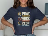Pray Work Rest Tee thumbnail 3