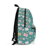 Cute Stationery Pattern Backpack, Kawaii Aesthetic Spiral Notebook, Accessory Pouch, Back to School Gift for Her thumbnail 6