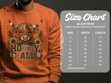 Howdy Fall Highland Cow Tee or Sweatshirt, Faux Patchwork Design thumbnail 8