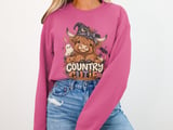 Country Cutie Highland Cow Tee thumbnail 11
