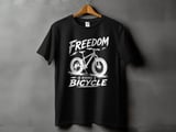 Freedom Is Riding a Bicycle | Fat Tire Bike T-Shirt thumbnail 9