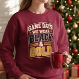 Game Days We Wear Black & Gold Tee thumbnail 12