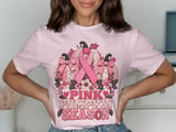 Pink Pumpkin Season Faux Patchwork Tee thumbnail 7