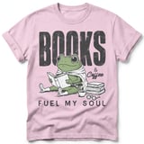 Books & Coffee Frog Tee thumbnail 7