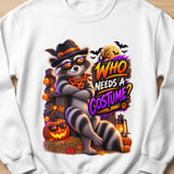 Randy the Raccoon Halloween Sweatshirt thumbnail 10