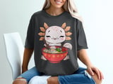 Axolotl Ramen Dreamer T-Shirt thumbnail 1