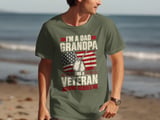 Dad Grandpa Veteran Tee thumbnail 6
